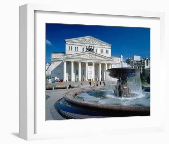 Bolshoi Theatre, Moscow, Russia-null-Framed Art Print