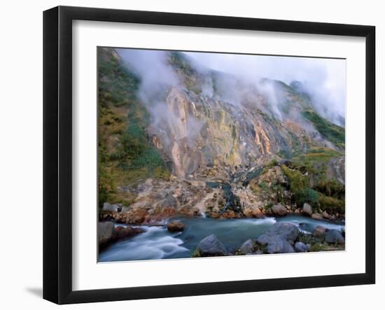 Bolshoi Vitrazh / Great Stained-Glass Window, Geyser Valley, Kronotsky Zapovednik, Russia-Igor Shpilenok-Framed Photographic Print