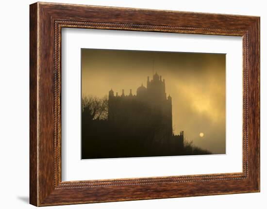 Bolsover Castle sunset, Bolsover, North Derbyshire, England, United Kingdom, Europe-Frank Fell-Framed Photographic Print