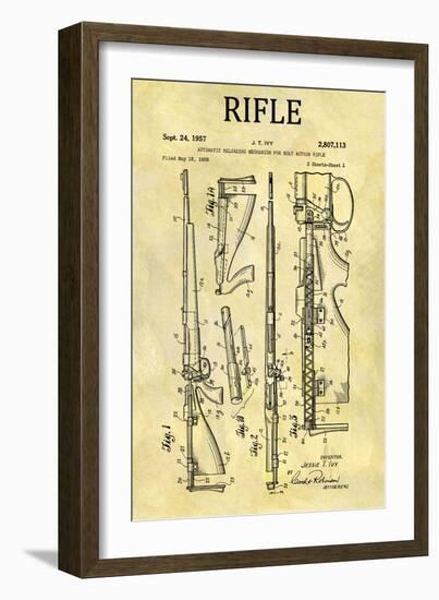 Bolt Action Mechanisim, 1956-Dan Sproul-Framed Art Print