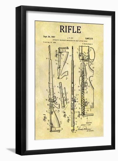 Bolt Action Mechanisim, 1956-Dan Sproul-Framed Art Print