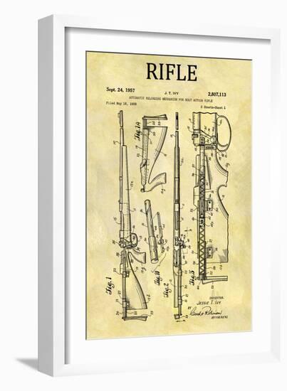 Bolt Action Mechanisim, 1956-Dan Sproul-Framed Art Print