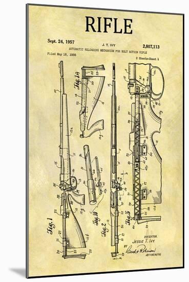 Bolt Action Mechanisim, 1956-Dan Sproul-Mounted Art Print