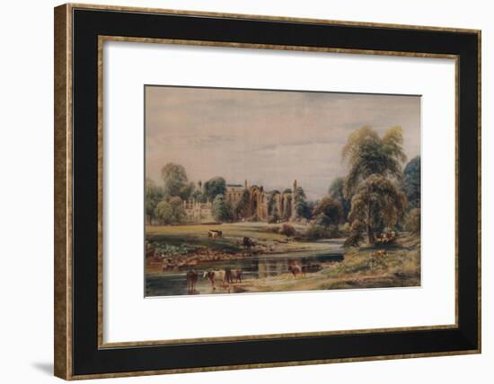 'Bolton Abbey and Rectory', 1846, (1935)-Peter De Wint-Framed Giclee Print