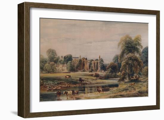 'Bolton Abbey and Rectory', 1846, (1935)-Peter De Wint-Framed Giclee Print