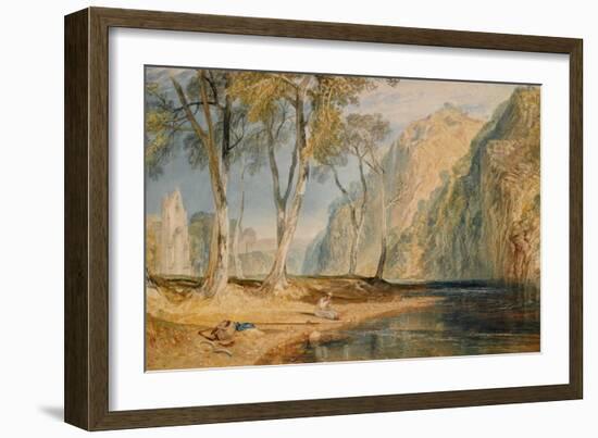 Bolton Abbey, C.1825-J. M. W. Turner-Framed Giclee Print