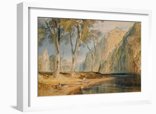 Bolton Abbey, C.1825-J. M. W. Turner-Framed Giclee Print