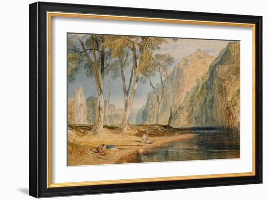 Bolton Abbey, C.1825-J. M. W. Turner-Framed Giclee Print