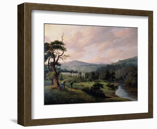 Bolton Abbey from the River Wharfe-J. M. W. Turner-Framed Giclee Print