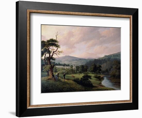 Bolton Abbey from the River Wharfe-J. M. W. Turner-Framed Giclee Print