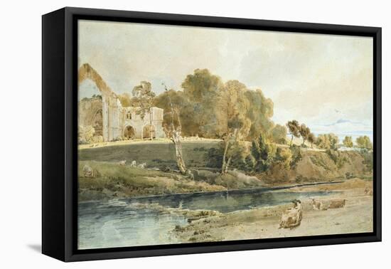 Bolton Abbey, Yorkshire, 1809 (W/C over Pencil on Card)-Thomas Girtin-Framed Premier Image Canvas