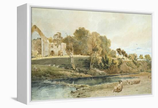 Bolton Abbey, Yorkshire, 1809 (W/C over Pencil on Card)-Thomas Girtin-Framed Premier Image Canvas