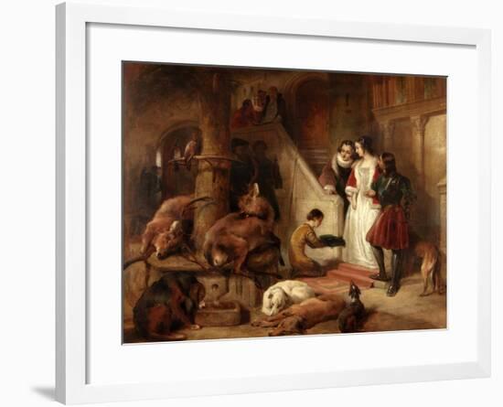 Bolton Court in Olden Times-Edwin Landseer-Framed Giclee Print