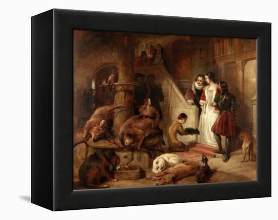 Bolton Court in Olden Times-Edwin Landseer-Framed Premier Image Canvas