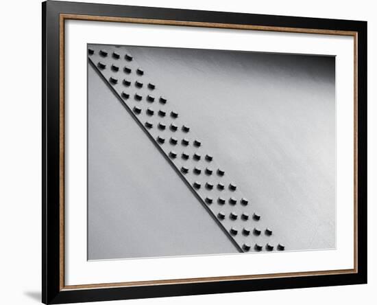 Bolts in Steel Plate-null-Framed Photographic Print