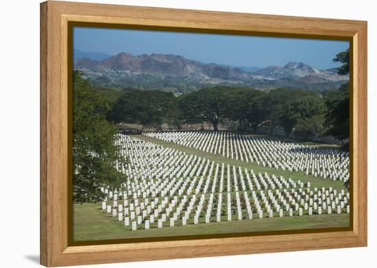 Bomana War Cemetery, Port Moresby, Papua New Guinea, Pacific-Michael Runkel-Framed Premier Image Canvas