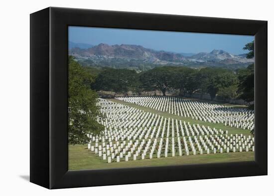 Bomana War Cemetery, Port Moresby, Papua New Guinea, Pacific-Michael Runkel-Framed Premier Image Canvas