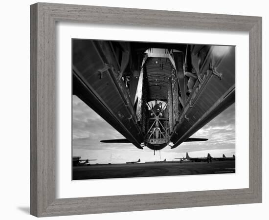 Bomb Bay Doors of B36 Bomber, Part of the Strategic Air Command Forces Stationed at Carswell AFB-Margaret Bourke-White-Framed Photographic Print