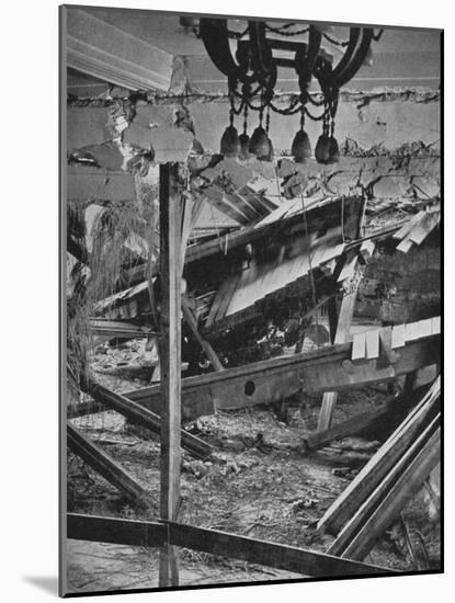 Bomb explosion in the Buergerbraukeller in Munich, 1939, (1940)-null-Mounted Photographic Print