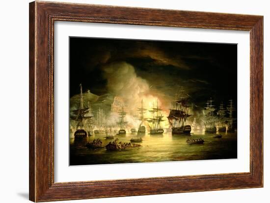 Bombardment of Algiers, August 1816, 1820-Thomas Luny-Framed Giclee Print