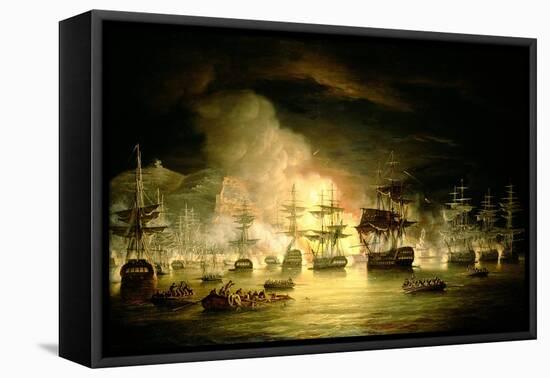 Bombardment of Algiers, August 1816, 1820-Thomas Luny-Framed Premier Image Canvas