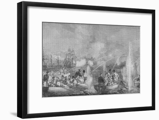 'Bombardment of Odessa', c1880-Unknown-Framed Giclee Print