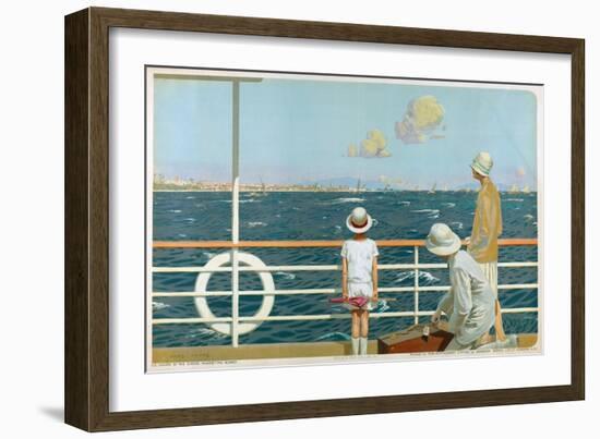 Bombay, from the Series 'The Empire's Highway to India', 1928-Charles Pears-Framed Giclee Print