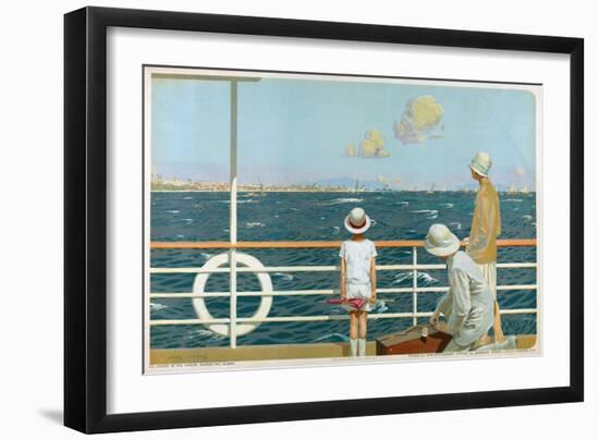 Bombay, from the Series 'The Empire's Highway to India', 1928-Charles Pears-Framed Giclee Print