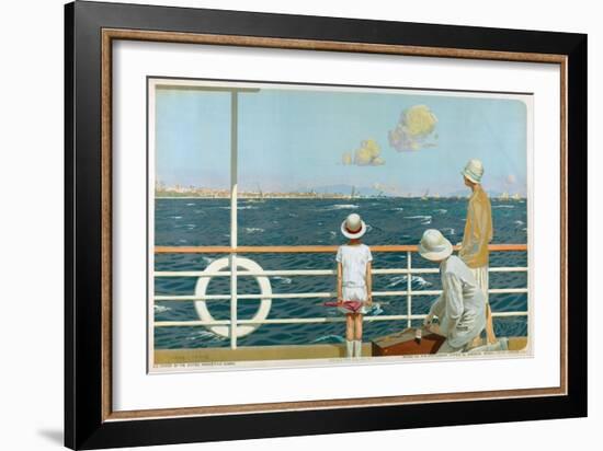 Bombay, from the Series 'The Empire's Highway to India', 1928-Charles Pears-Framed Giclee Print