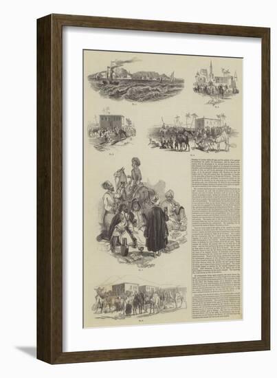Bombay to London Within 60 Days-null-Framed Giclee Print