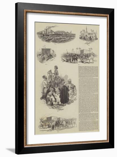 Bombay to London Within 60 Days-null-Framed Giclee Print