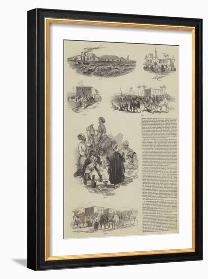 Bombay to London Within 60 Days-null-Framed Giclee Print