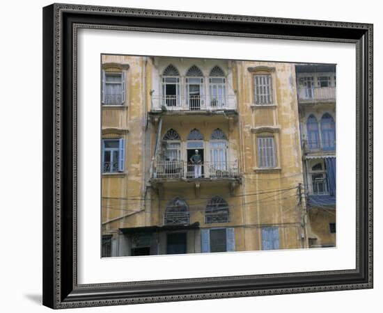 Bombed Buildings and Rebuilding, Beirut, Lebanon, Middle East-Alison Wright-Framed Photographic Print