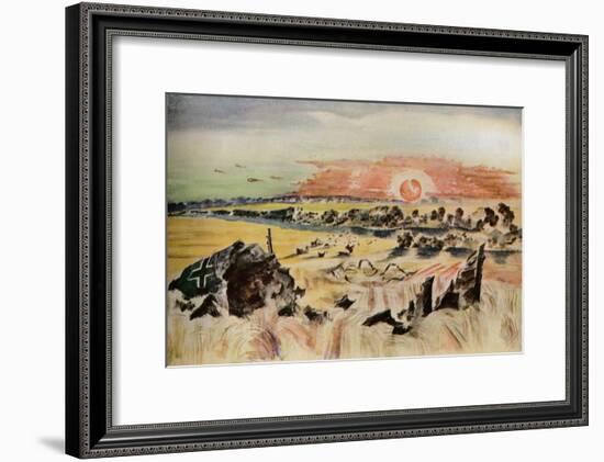 'Bomber in the Corn', 1940-Paul Nash-Framed Giclee Print