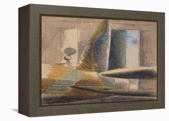 Bomber Lair, Egg and Finn, 1940 (W/C & Pencil on Paper)-Paul Nash-Framed Premier Image Canvas