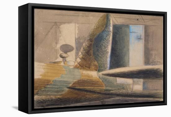 Bomber Lair, Egg and Finn, 1940 (W/C & Pencil on Paper)-Paul Nash-Framed Premier Image Canvas