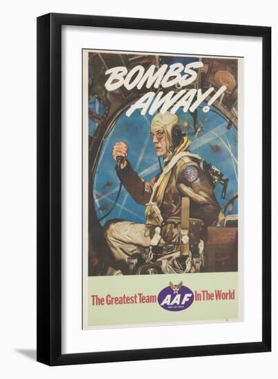 Bombs Away! Poster-Cecil Calvert Beall-Framed Giclee Print