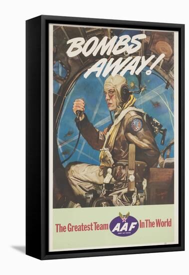 Bombs Away! Poster-Cecil Calvert Beall-Framed Premier Image Canvas