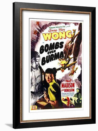 Bombs Over Burma, Anna May Wong, 1943-null-Framed Art Print