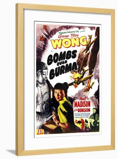 Bombs Over Burma, Anna May Wong, 1943-null-Framed Art Print