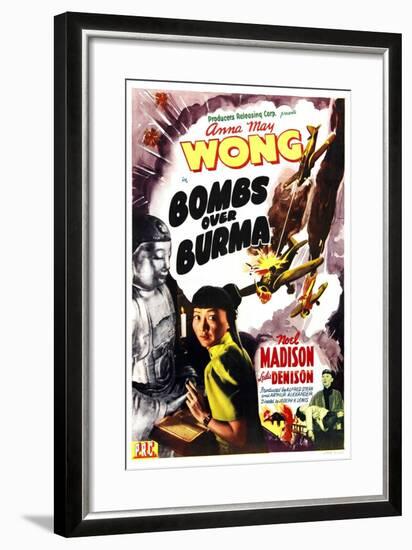 Bombs Over Burma, Anna May Wong, 1943-null-Framed Art Print