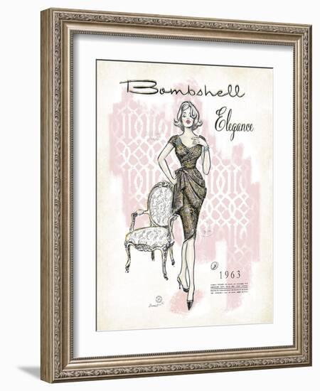 Bombshell Elegance-Chad Barrett-Framed Art Print