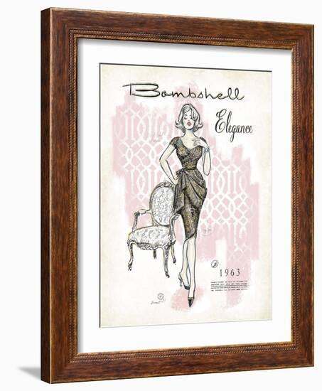 Bombshell Elegance-Chad Barrett-Framed Art Print