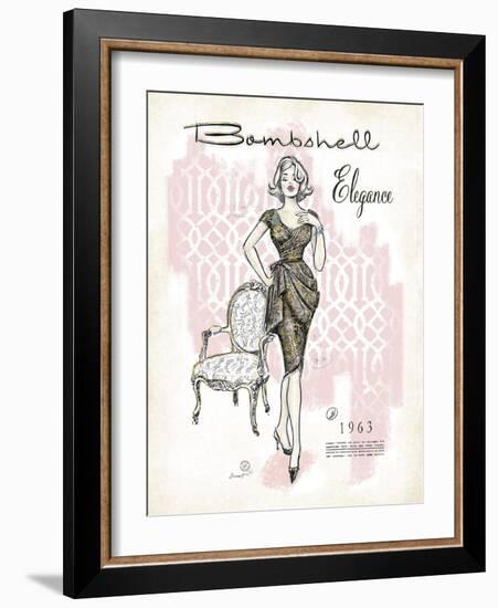 Bombshell Elegance-Chad Barrett-Framed Art Print