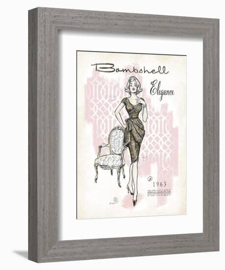 Bombshell Elegance-Chad Barrett-Framed Art Print