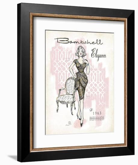 Bombshell Elegance-Chad Barrett-Framed Art Print