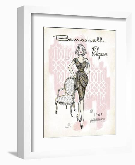 Bombshell Elegance-Chad Barrett-Framed Art Print