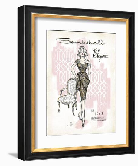 Bombshell Elegance-Chad Barrett-Framed Art Print