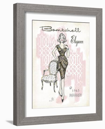 Bombshell Elegance-Chad Barrett-Framed Art Print