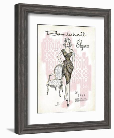 Bombshell Elegance-Chad Barrett-Framed Art Print